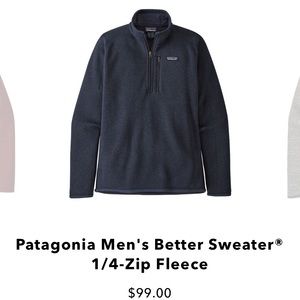 Barely Worn Patagonia Quarter Zip Size M